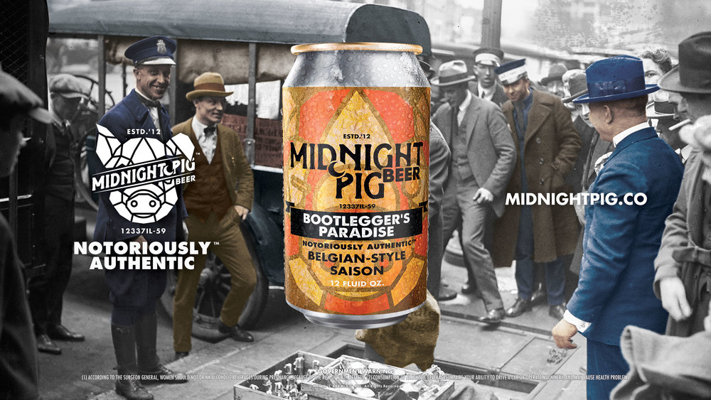 GERTRUDE IND Midnight Pig Beer Bootlegger's Paradise