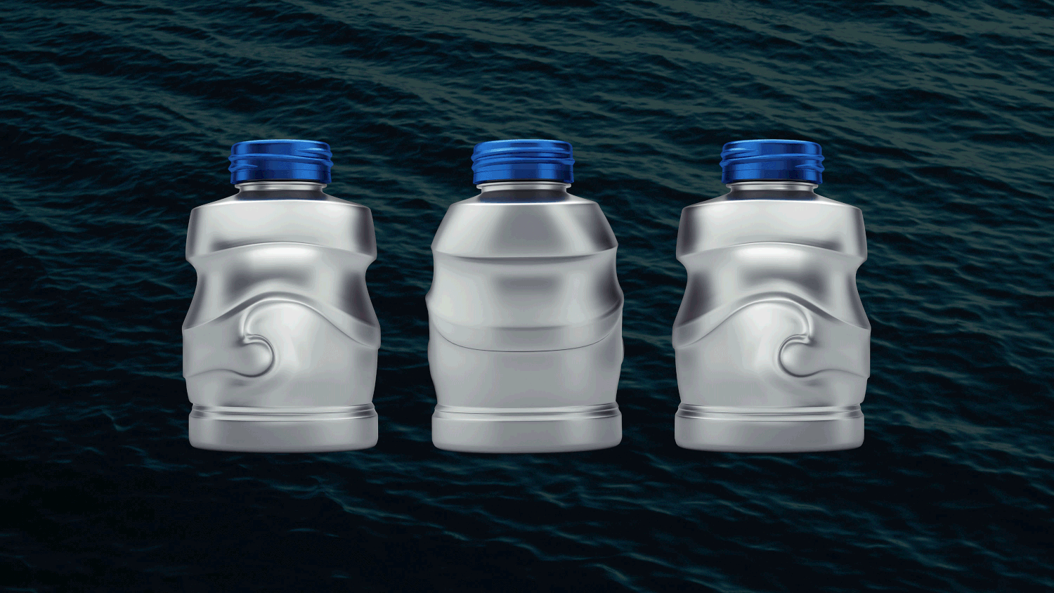 Ocean Spray 10 x 32 oz wave stainless steel bottles