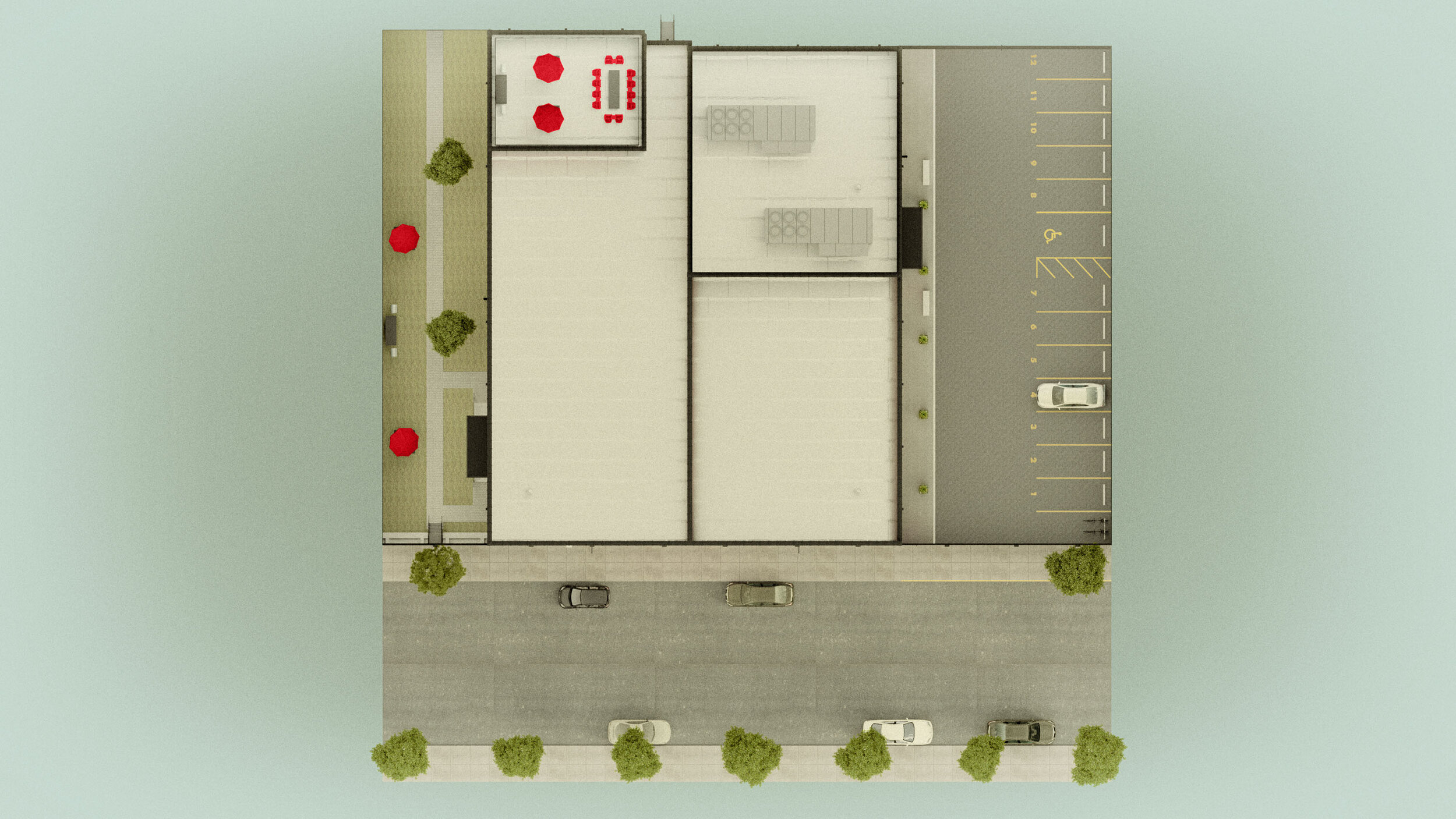 GERTRUDE INC THE BRNDHAUSE PL-ZEN™ Building Render Birdseye