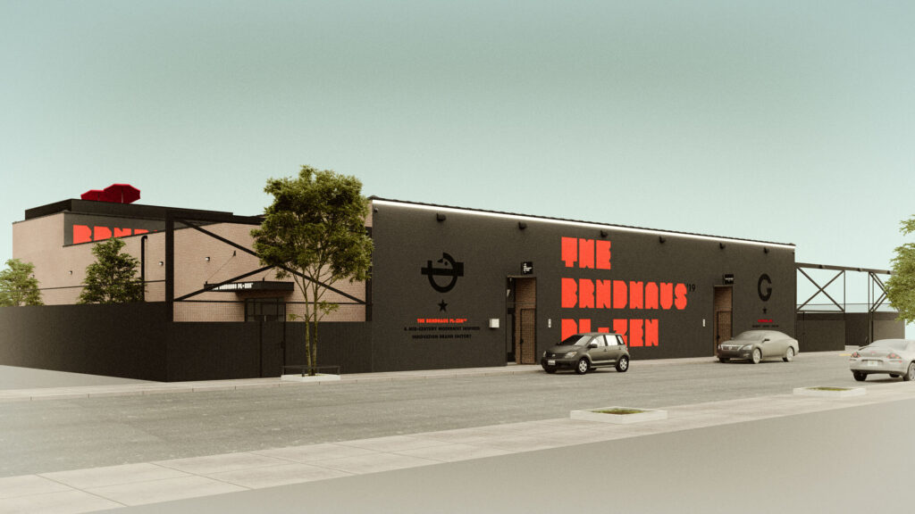 GERTRUDE INC THE BRNDHAUSE PL-ZEN™ Building Render Front West