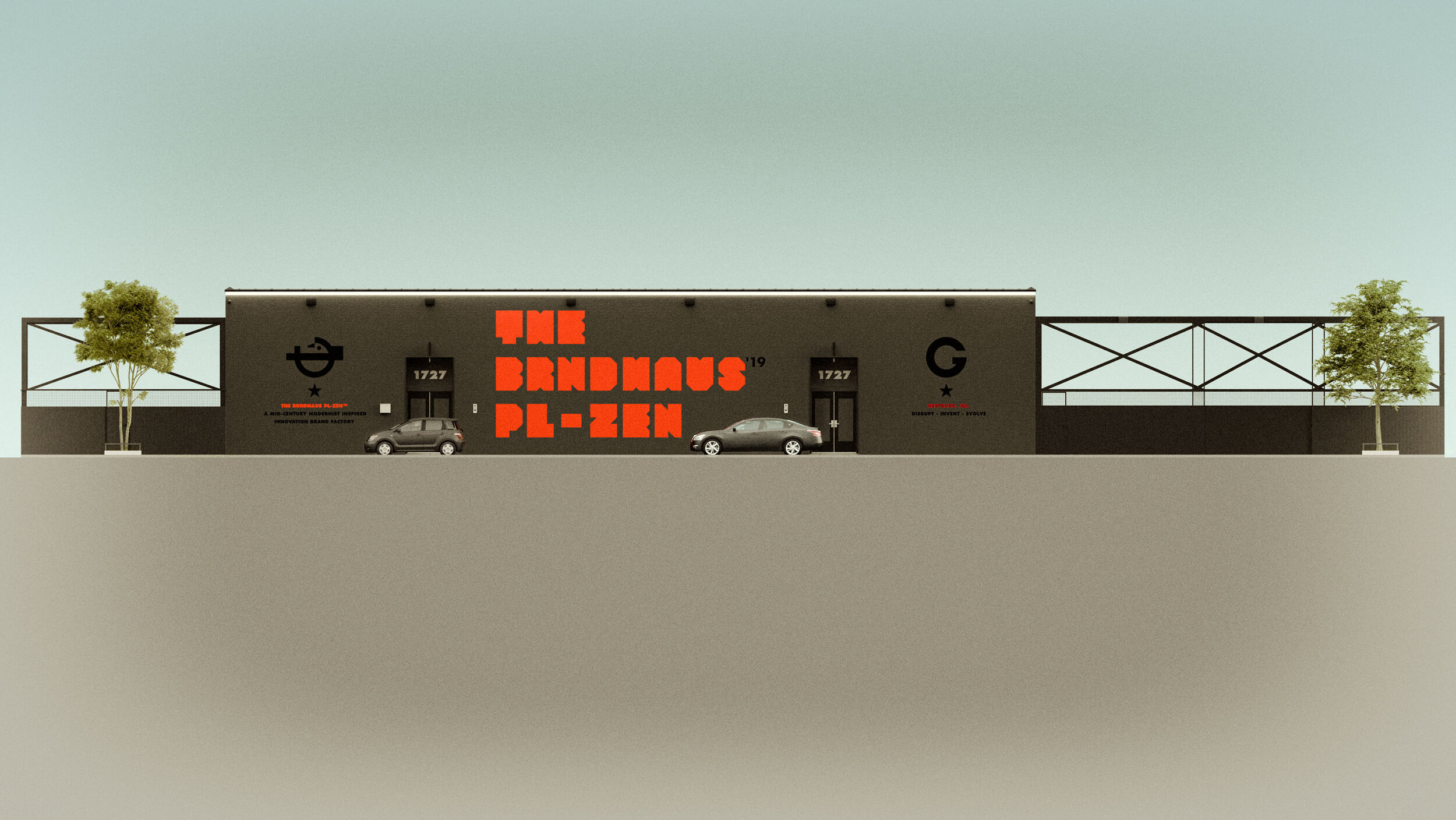 GERTRUDE INC THE BRNDHAUSE PL-ZEN™ Building Render Front