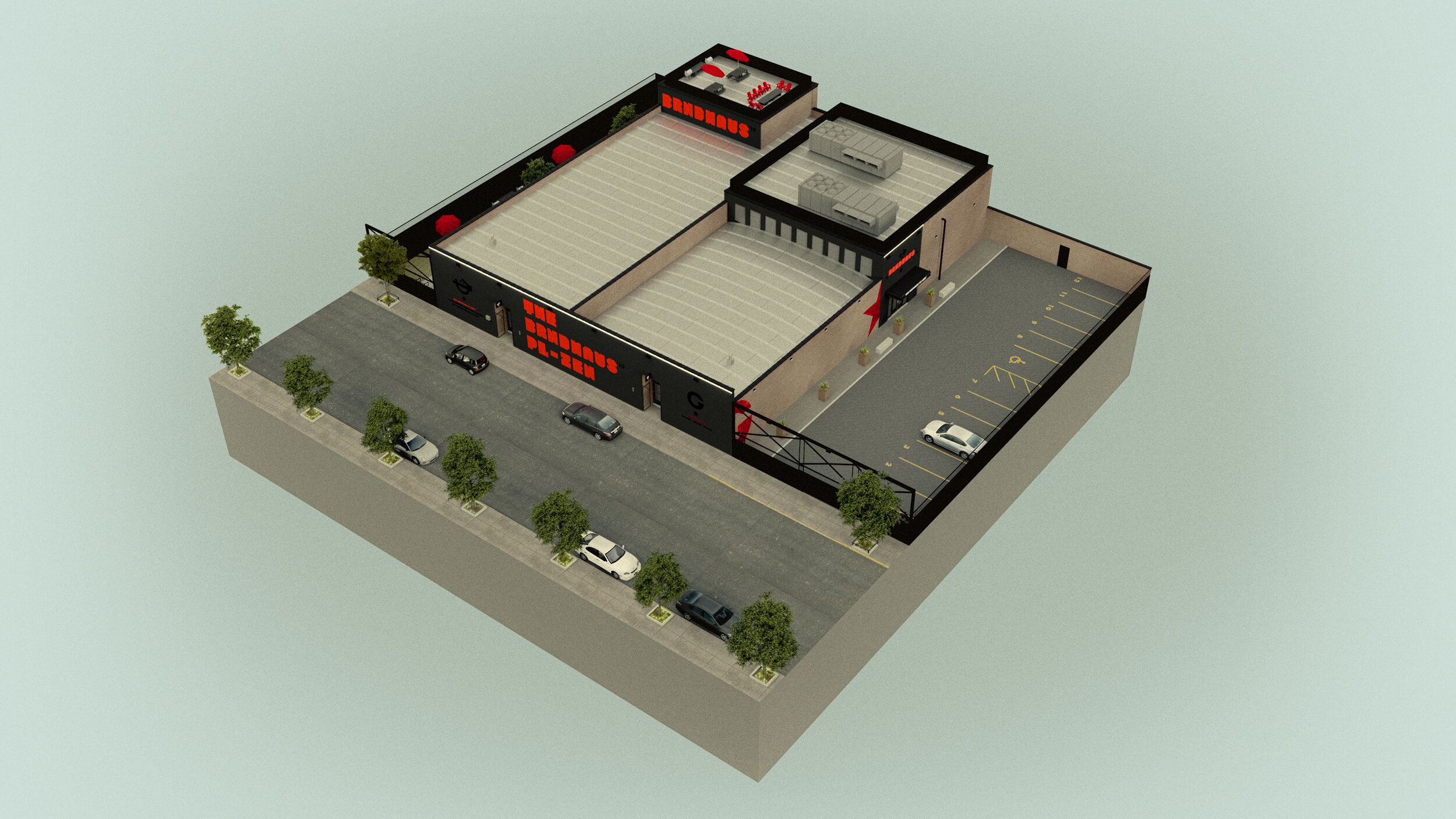GERTRUDE INC THE BRNDHAUSE PL-ZEN™ Building Render Southeast