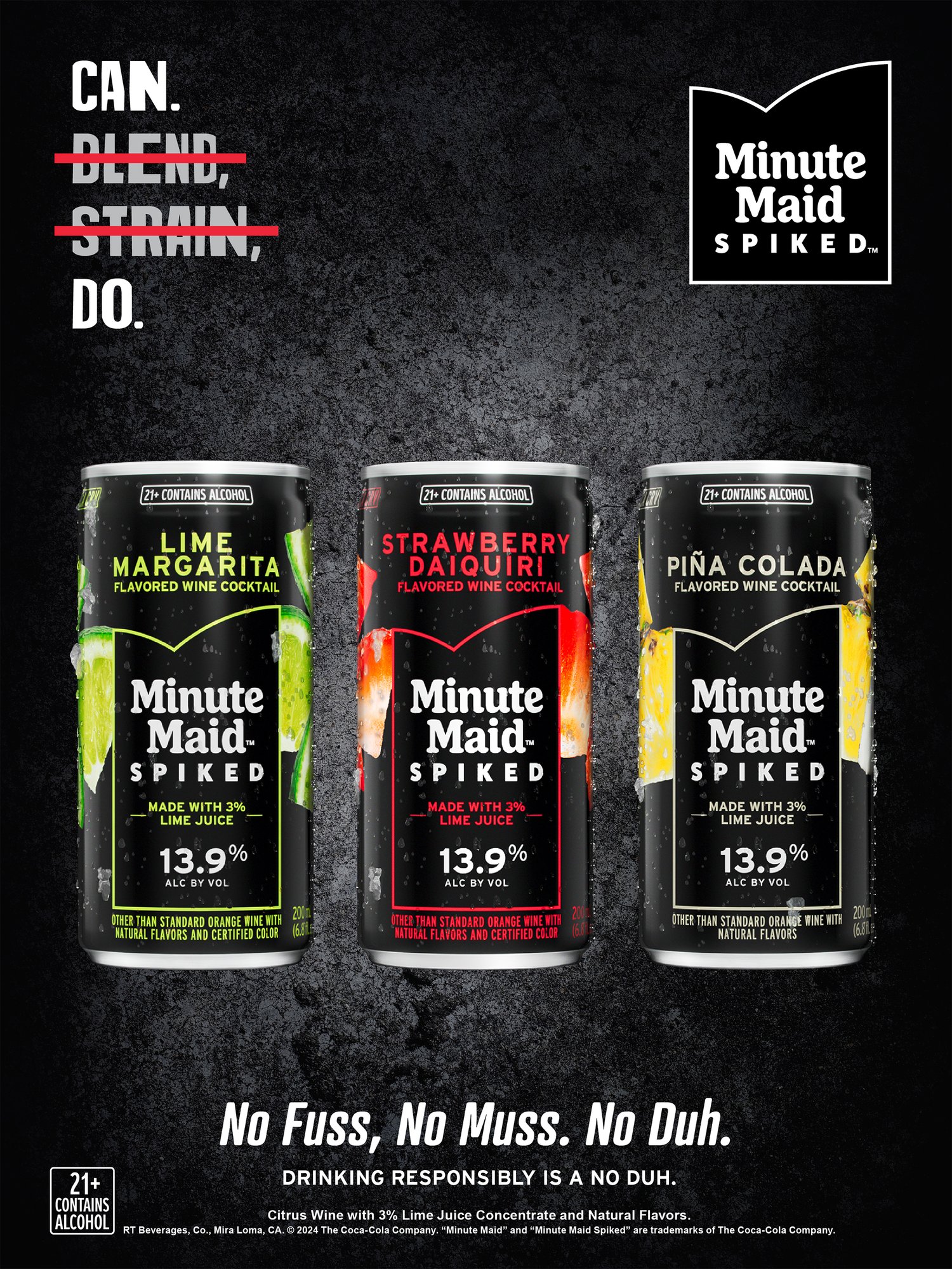 GERTRUDE INC Minute Maid Spiked Cans Poster 3